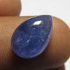 8x12 mm Tear Drop - Natural Deep Blue Colour - TANZANITE - Cabochon Gorgeous Rich Blue Colour